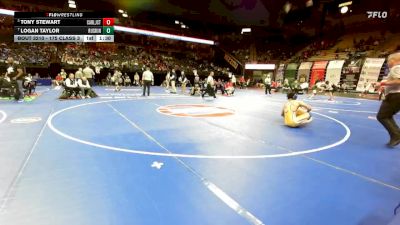 175 Class 3 lbs Quarterfinal - Tony Stewart, Carl Junction vs Logan Taylor, Ruskin