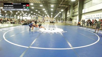 154 lbs Rr Rnd 3 - Calen Saska, Quest School Of Wrestling MS vs Alex Carillo, Mat Warriors Yellow