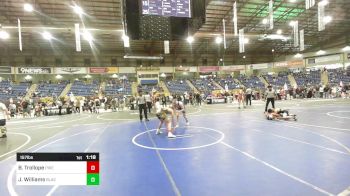 157 lbs Final - Brogan Trollope, Pikes Peak Warriors vs Jacob Williams, Black Hills Wr Ac