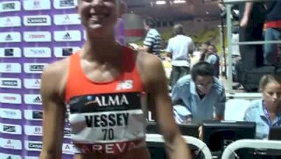 Maggie Vessey breakthrough 1:57 800m in Monaco - huge PB and world lead