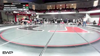 110 lbs Rr Rnd 2 - Abbigail O'Kelly, Yukon vs Savanna Hendren, Pawhuska High School Girls