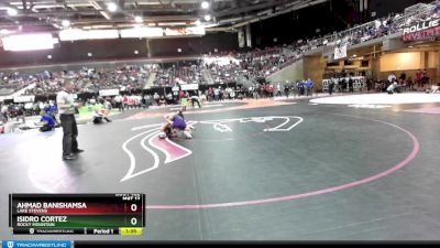 106 lbs Champ. Round 2 - Ahmad Banishamsa, Lake Stevens vs Isidro Cortez, Rocky Mountain