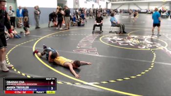 62 lbs Cons. Round 2 - Ansen Tressler, Bethel Freestyle Wrestling Club vs Obadiah Cha, Avalanche Wrestling Association