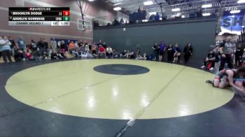 138 lbs Champ. Round 1 - Brooklyn Dodge, J.E.T. vs Addelyn Gorringe, 208 Badgers Wrestling Club