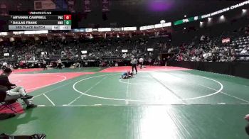 76 lbs 3rd Place Match - Dallas Frank, NMR3 vs Aryanna Campbell, PWCA