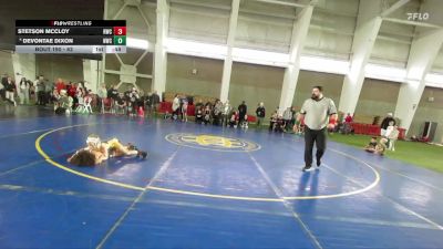 62 lbs Cons. Round 1 - Stetson McCloy, Rawlins Wrestling Club vs Devontae Dixon, Northside Wrestling Club