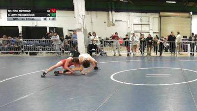 136 lbs Quarterfinal - Nathan Newman, OH vs Shawn Verdecchio, PA