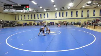 125 lbs Quarterfinal - Chris Kish, Carthage College vs Luca Paladino, Wisconsin-Stevens Point