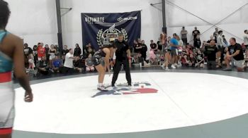 46 lbs Quarterfinal - Madison Baxter, Surfside Girls - W vs Daphney Gomez, Mat Demon - W