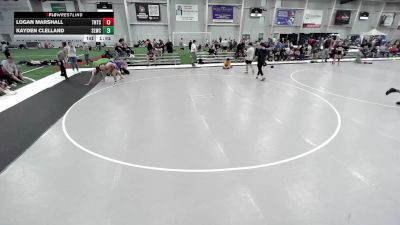 JR BOYS HARD LUCK - 163.6-163.8 Champ. Round 1 - Kayden Clelland, Silver Lake Wrestling Club vs Logan Marshall, Team Nazar Training Center