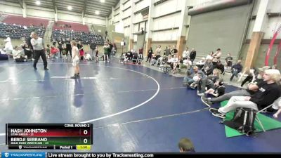 92 lbs Semis & Wb (16 Team) - Nash Johnston, Utah Green vs Berdji Serrano, Gold Rush Wrestling