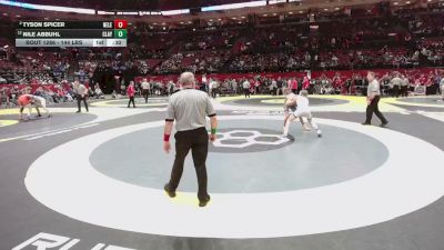 144 lbs Cons. Sub-semis - Tyson Spicer, New Lexington vs Nile Abbuhl, Claymont