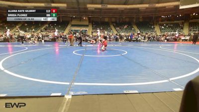 75 lbs Consi Of 16 #2 - Alaina Kate Gilbert, Elevate Wrestling Club vs Breea Florez, HURRICANE WRESTLING ACADEMY