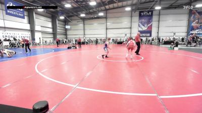 100 lbs Consi Of 32 #1 - Jackson Robles, CT vs Kinley Landrum, VA