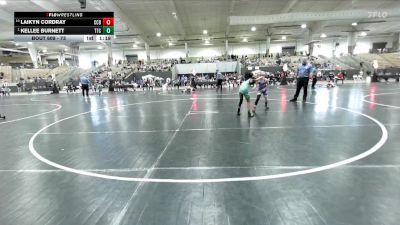 73 lbs Champ. Round 1 - Kellee Burnett, Tullahoma Takedown Club vs Laikyn Cordray, Crater City Bucks