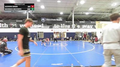147 lbs Rr Rnd 4 - Jackson Green, Journeymen Wrestling Red - HSC vs Maverick Beckwith, Homegrown Black - HSC