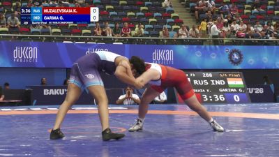 73 kg 1/4 Final - Karina Muzalevskaia, Russia vs Garima Garima, India
