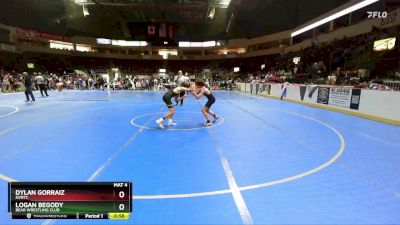 111 lbs Cons. Round 4 - Logan Begody, Bear Wrestling Club vs Dylan Gorraiz, NVRTC