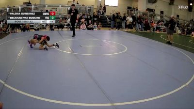 42 lbs Semifinal - Valeria Gutierrez, Gracie Barra Westchase Wrestling Club vs Beckham Van Buskirk, Vici Wrestling Club