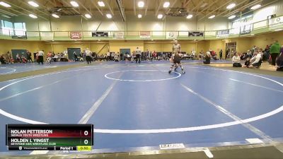 65-70 lbs Quarterfinal - Nolan Petterson, Sedalia Youth Wrestling vs Holden L Yingst, Keystone Kids Wrestling Club