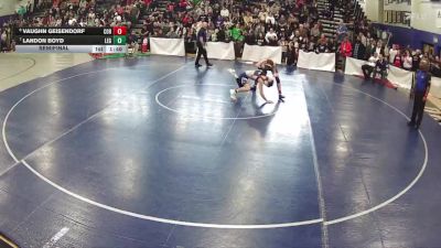 132 lbs Semifinal - Vaughn Geisendorf, Coronado vs Landon Boyd, Legacy