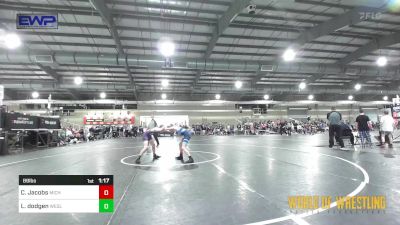 89 lbs Round Of 32 - Chase Jacobs, Michigan West vs Lane Dodgen, Wesley Wrestling Club