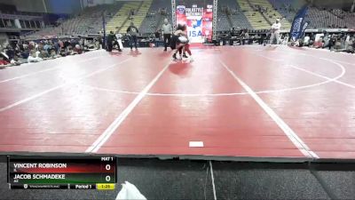 152 lbs Quarterfinal - Vincent Robinson, IL vs Jacob Schmadeke, AZ