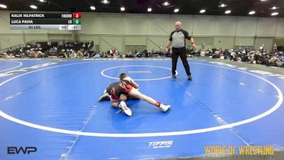 80 lbs Quarterfinal - Kalix Kilpatrick, Firebird Elite vs Luca Pavia, Colorado Hammers 12U