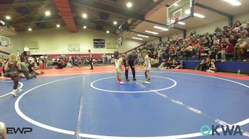 46 lbs Quarterfinal - Kottyn Greer, Salina Wrestling Club vs Emerson Williams, Collinsville Cardinal Youth Wrestling