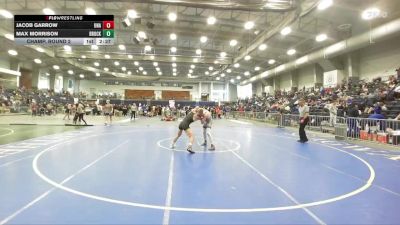 165 lbs Champ. Round 2 - Max Morrison, Brockport vs Jacob Garrow, Unattached