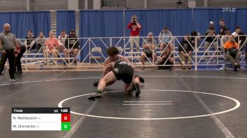 182 lbs Final - Nevin Mattessich, NJ vs Mason Ontiveros, CA