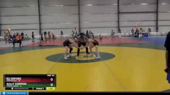 84 lbs Round 4 - Eli Edfors, Iowa Black vs Sully Karmon, Minion Green