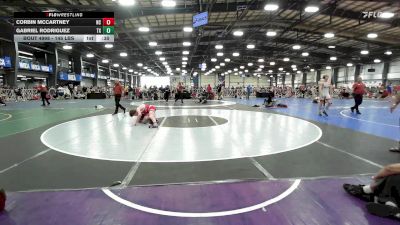 145 lbs Consi Of 16 #1 - Corbin McCartney, NC vs Gabriel Rodriguez, TX