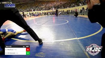 52 lbs Semifinal - Christopher Waitkus, Team Tulsa Wrestling Club vs Kade Whitenack, Tiger Trained Wrestling