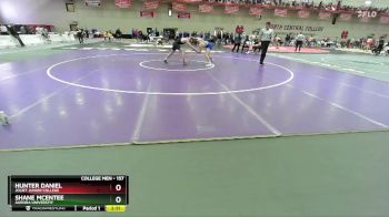 157 lbs Cons. Round 1 - Shane McEntee, Aurora Universtiy vs Hunter Daniel, Joliet Junior College