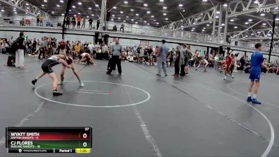 88 lbs Placement (4 Team) - Wyatt Smith, Dayton Bandits vs CJ Flores, Dueling Bandits