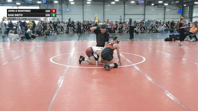 84 lbs Round 4 (2:15pm Saturday) - Sam Smith, Iowa Black vs John Jj Martinez, Cali Red