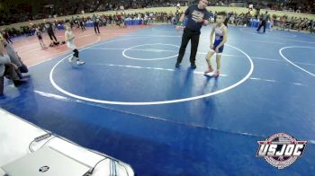 70 lbs Round Of 16 - Ethan Daniels, High Ground Wrestling vs Avery Simon, Shawnee Takedown Club