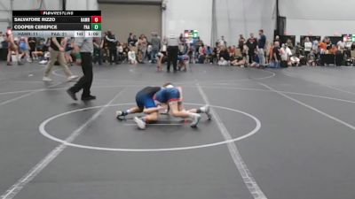 72 lbs Placement (4 Team) - Cooper Cerefice, PA Alliance vs Salvatore Rizzo, Hammers