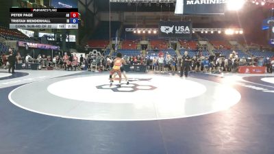 113 lbs Cons. Sub-rd Of 32 - Peter Page, Arkansas vs Tristan Mendenhall, Idaho