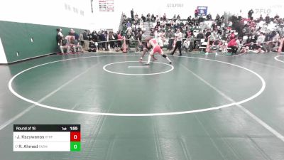 195 lbs Round Of 16 - Jake Kszywanos, Stratford vs Rayyan Ahmed, Farmington