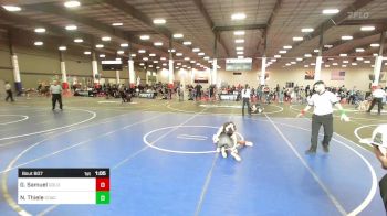 90 lbs Quarterfinal - GeneGene Samuel, Gold Rush Wr Acd vs Nixen Thiele, Coachella Valley WC