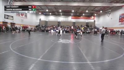 126 lbs Semifinal - Grey Burnett, Perrysburg vs Austin Bickerton, Highland