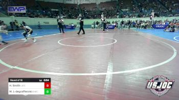 49 lbs Round Of 16 - Hux Smith, Little Axe Takedown Club vs Maverick Lee-degraffenreid, Checotah Matcats