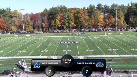 Replay: Assumption vs Saint Anselm - 2024 Assumption vs St. Anselm | Oct 19 @ 1 PM
