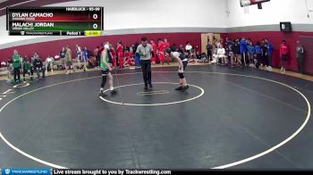 95-99 lbs Round 2 - Malachi Jordan, Virgin Valley vs Dylan Camacho, Shadow Ridge