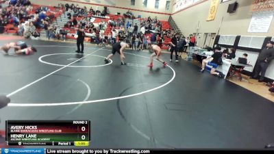 187 lbs Round 2 - Avery Hicks, Blaine Barracudas Wrestling Club vs Henry Lane, Ascend Wrestling Academy