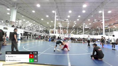 140 lbs Rr Rnd 5 - Francis Burke, PA Alliance Red vs Matthew Almedina, Mat Assassins