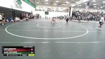 55 lbs Champ. Round 1 - Rage Faulkner, Ste. Genevieve Youth Wrestling vs Liam Zientara, Nixa Wrestling