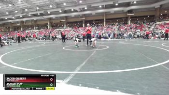 46 lbs Champ. Round 1 - Jaxson May, CK Young Lions vs Jacob Gilbert, Junction City